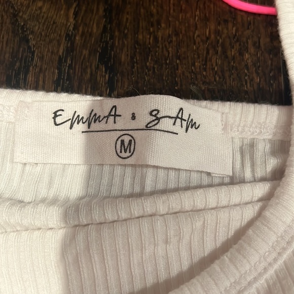 LF Crop Top with Neon Pink Straps - Picture 2 of 3